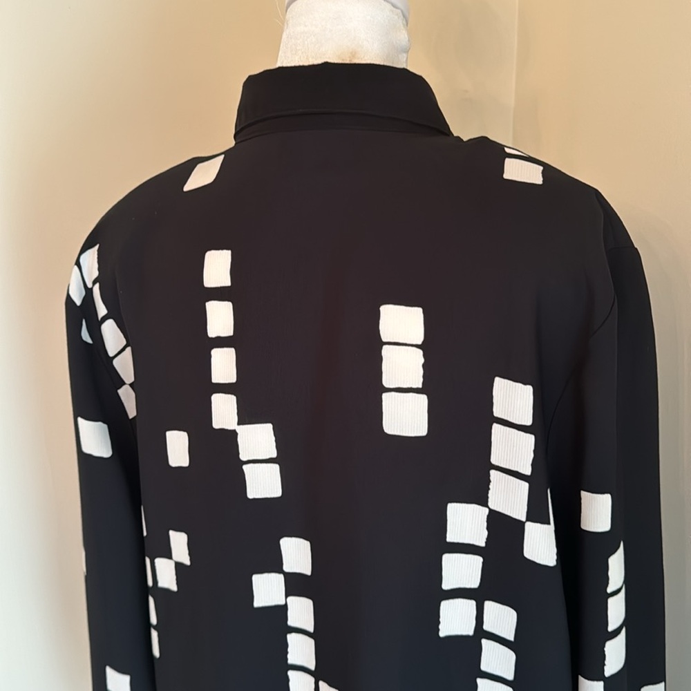 Vintage Peter Popovitch Graphic Button Down Blouse - Picture 8 of 15